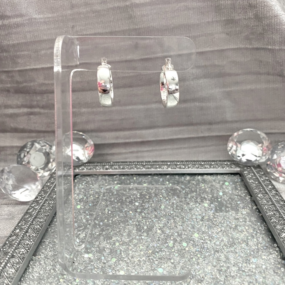 Small Sterling Silver Hoop Earrings